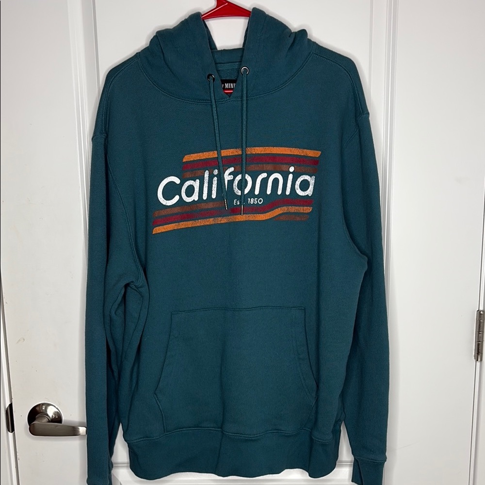 Men's Teal Hoodie